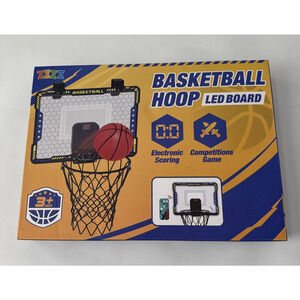 Indoor Basketball Hoop Mini Basketball Hoop LED Light SEALED NEW